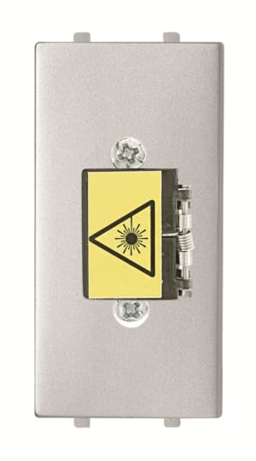 Data outlet Fiber optic 1 gang White - Zenit