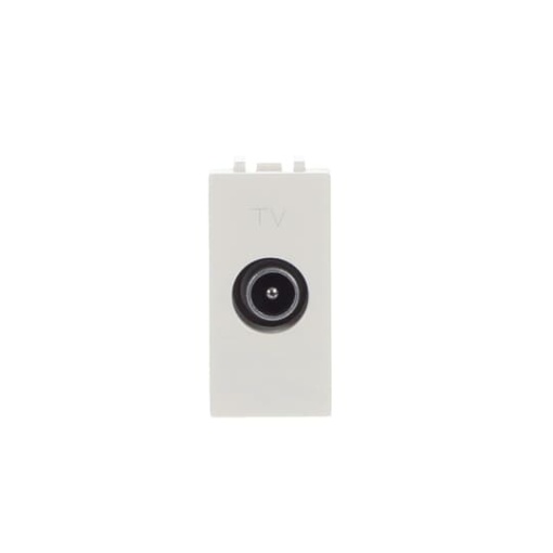 TV outlet Sat 1 gang White  Zenit