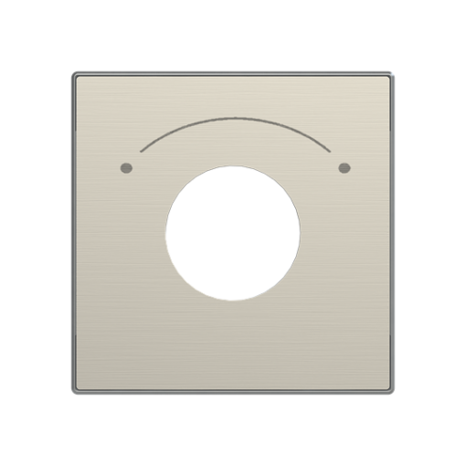 Cover switch Symbol "2-level switch" for Level switch, Key Stainless steel - Sky Niessen