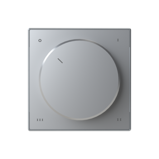 Cover switch Symbol "4-level switch" for Level switch, Turn button Silver - Sky Niessen