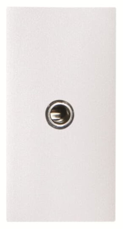 Minijack outlet ModularJack 1 gang White - Zenit