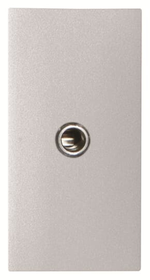 Minijack outlet ModularJack 1 gang Silver - Zenit