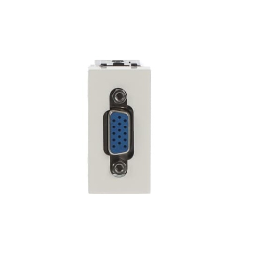 VGA outlet DSub15Pole 1 gang White  Zenit