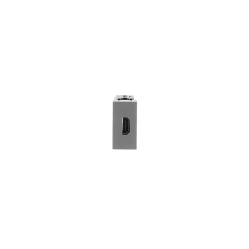 HDMI outlet HDMI 1 gang Silver - Zenit