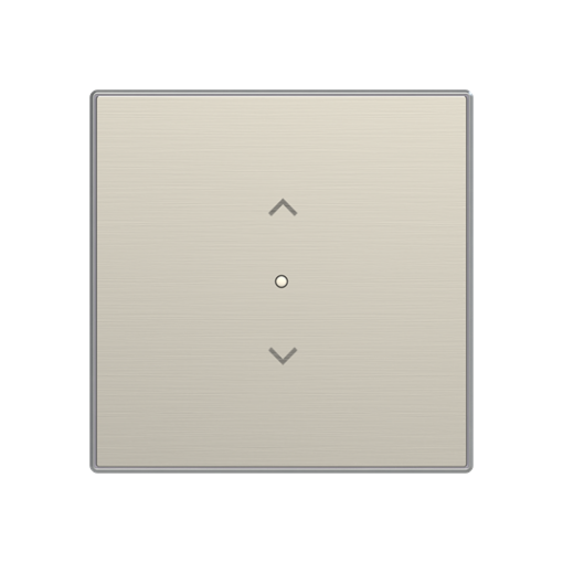 SRB-1-85AI - Cover plate - freehome  KNX 1-gang sensors - Blind - Stainless Steel