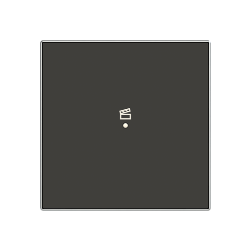 SRS-1-85NS - Cover plate - freehome  KNX 1-gang sensors - Scene - Soft Black