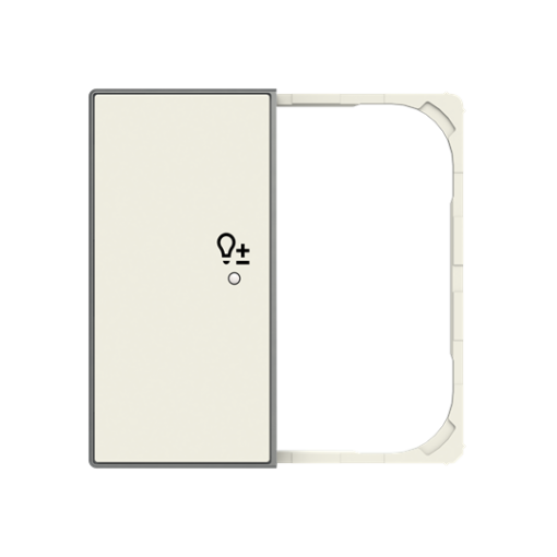 SRD-2-L-85BL - Cover plate - freehome  KNX 2-gang sensors - Dimmer - Left - Soft White