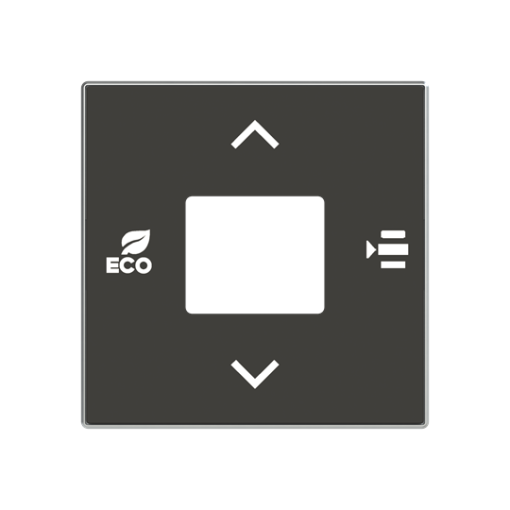 CP-RTC-FC-85NS - Cover plate - freehome  KNX fan coil control - Soft Black