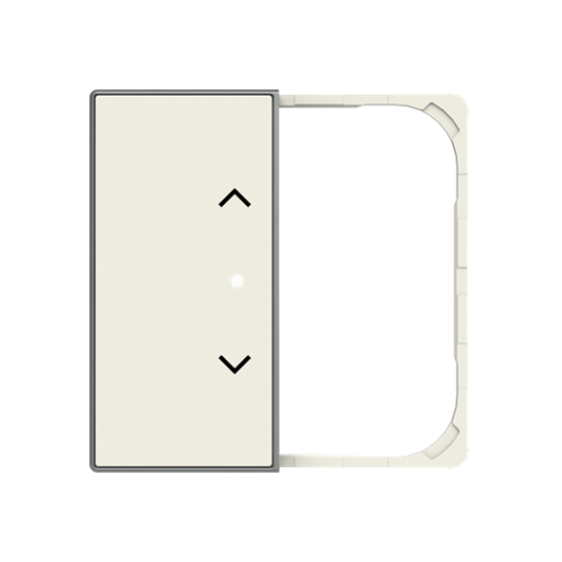 SRB-2-85BL - Cover plate - freehome  KNX 2-gang sensors - Blind - Soft White
