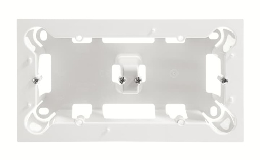 Mounting box 2 gang White  Sky Niessen