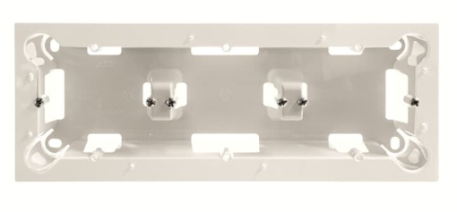 Mounting box 3 gang White  Sky Niessen