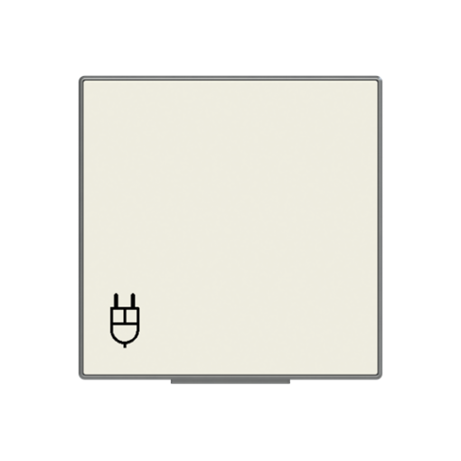 Cover socket outlet Without imprint Wall socket White  - Sky Niessen