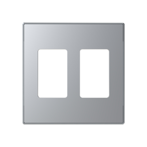 Cover VDI VDI 2 gang Silver - Sky Niessen