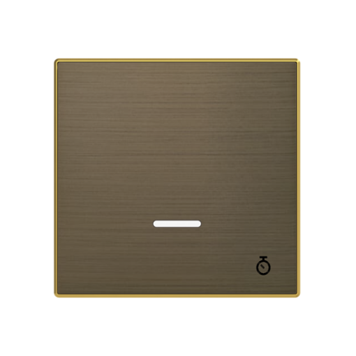 Cover switch Time indication for Time switch Central cover plate Gold - Sky Niessen