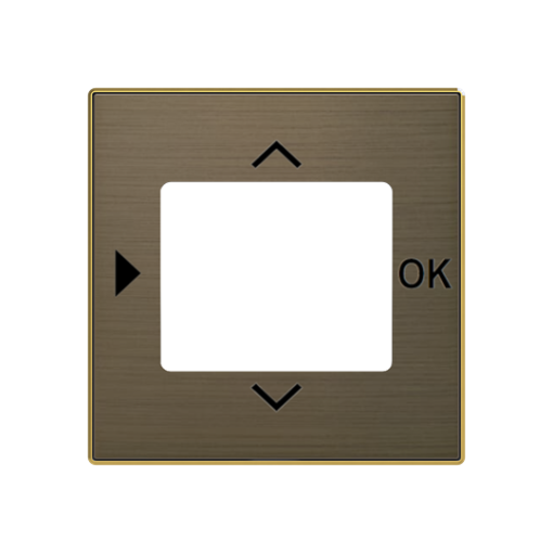 Cover switch Symbol "arrows" for Timer Central cover plate Gold - Sky Niessen