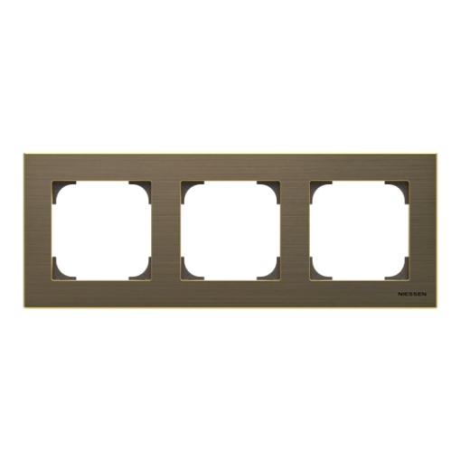 Frame 3-gangs Gold - Sky Niessen
