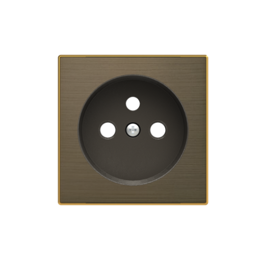 Cover socket outlet Without imprint Socket outlet Gold  - Sky Niessen
