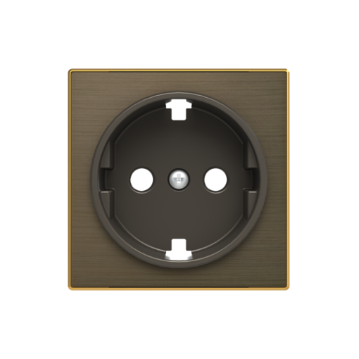 Cover socket outlet Without imprint Socket outlet Gold  - Sky Niessen