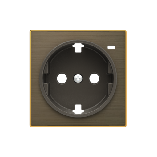 Cover socket outlet Without imprint Socket outlet Gold  - Sky Niessen