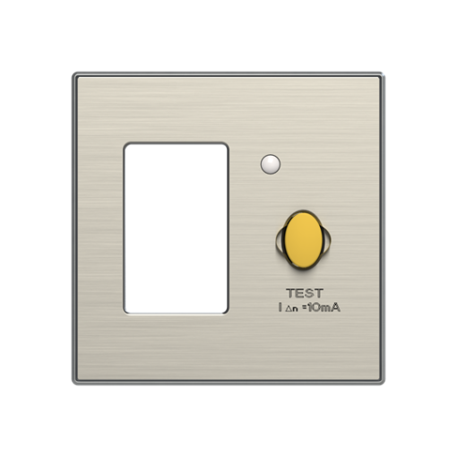 Cover breaker Central cover plate Stainless steel - Sky Niessen