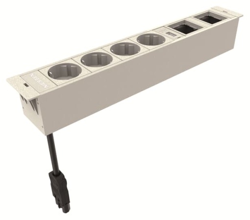Workstation 4XSO1XUSB2Xspaces BL White  CEM
