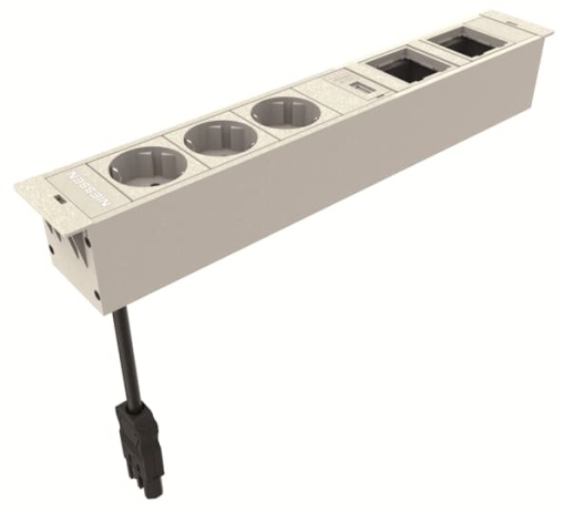 Workstation 3XSO1XUSB2Xspaces BL White  CEM