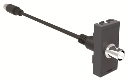 Multimedia connector BNC Anthracite - CEM