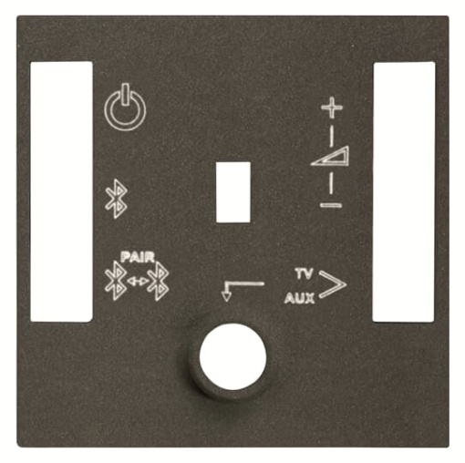 Cover platerocker Sound control Central cover plate Anthracite - Zenit