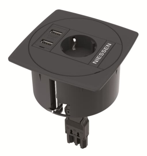 Multifunction base 1XSO2XUSB AN Anthracite - CEM