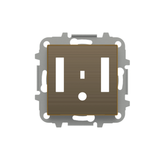 Cover sound Loudness control Central cover plate Gold - Sky Niessen