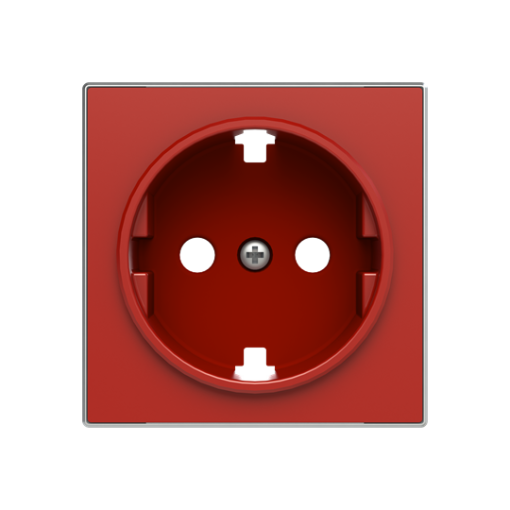 Cover socket outlet Without imprint Socket outlet Red  - Sky Niessen