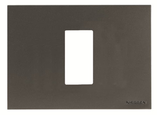 Frame 1 module 1-gangs Anthracite - Zenit