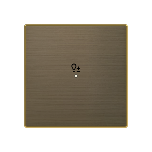 Cover Fh Symbol "light" for Switchpush button Single push button Gold - Sky Niessen