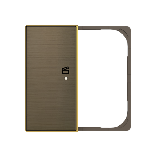 Cover Fh Scene symbol for Switchpush button Single push button Gold - Sky Niessen