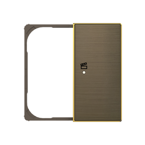 Cover Fh Symbol "light" for Switchpush button Single push button Gold - Sky Niessen