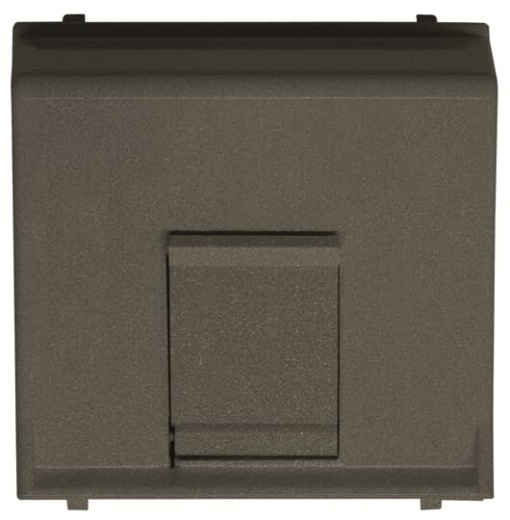 Cover platerocker For data connection housing 1 gang Anthracite - Zenit