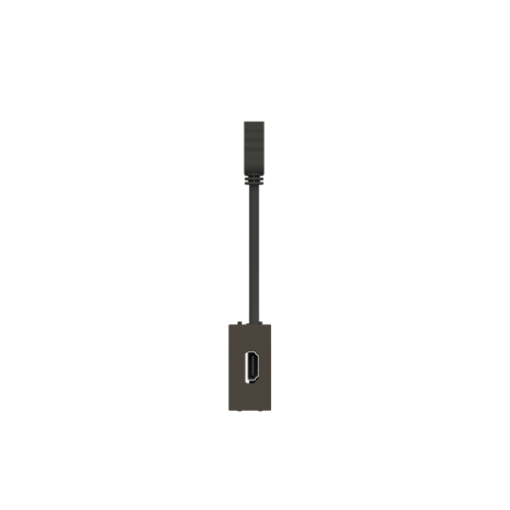 HDMI outlet Hdmi 1 gang Anthracite - Zenit