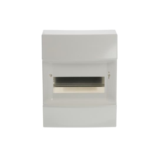 Consumer unit , Surface mounting, 8 modules, 1 rows, IP30,  Door Without Door, Dimensions 119.000 mm x 207.000 mm x 262.000 mm