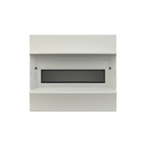 Consumer unit , Surface mounting, 12 modules, 1 rows, IP30,  Door Without Door, Dimensions 119.000 mm x 297.000 mm x 262.000 mm