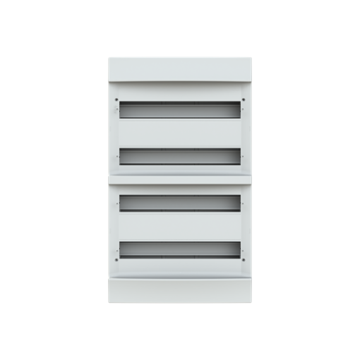 Consumer unit , Surface mounting, 72 modules, 4 rows, IP30,  Door Without Door, Dimensions 119.000 mm x 387.000 mm x 659.000 mm