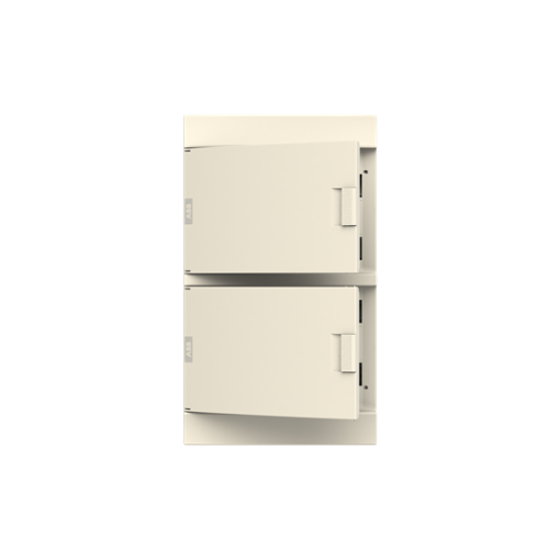 Consumer unit , Surface mounting, 72 modules, 4 rows, IP41,  Door Single, Plastic, Opaque, Dimensions 119.000 mm x 387.000 mm x 659.000 mm