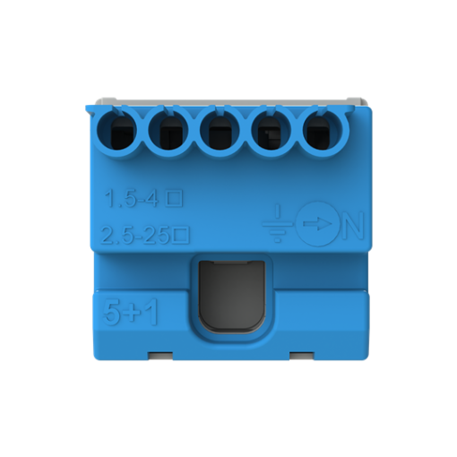 Terminal block screwless  N 5x154mm²1x25mm² 63 A A