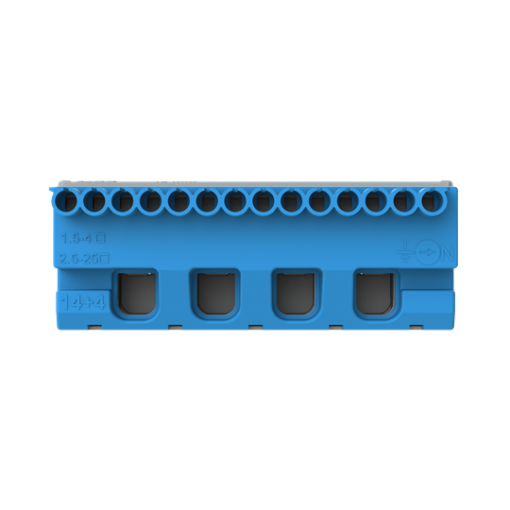 Terminal block screwless  N 14x154mm²4x25mm² 63 A A