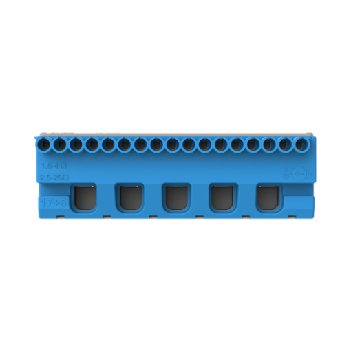 Terminal block screwless  N 17x154mm²5x25mm² 63 A A