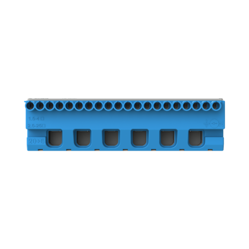 Terminal block screwless  N 20x154mm²6x25mm² 63 A A