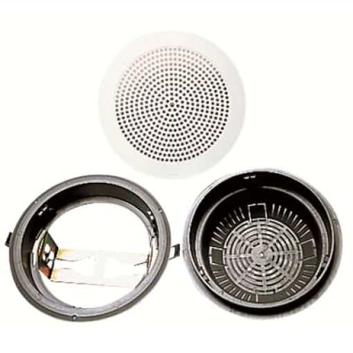 Device Connection Box Round  Square Sound device 1-gang Black - Platform 8100