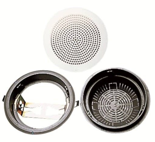 Device Connection Box Round  Square Sound device 1-gang Black - Platform 8100