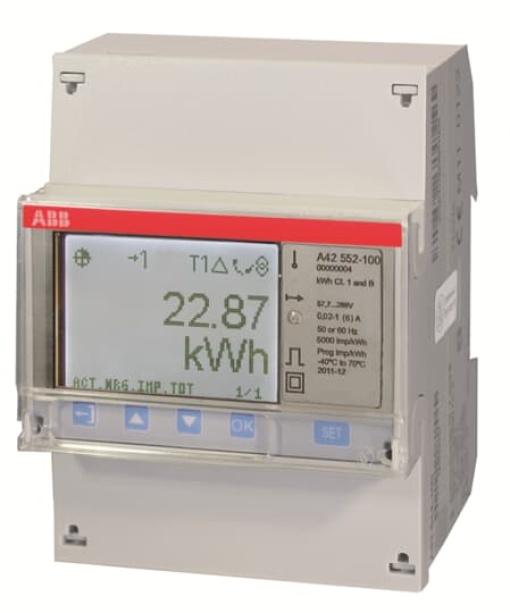 Energy meter 'Platinum', Modbus RS485, 1-phase, 6 A