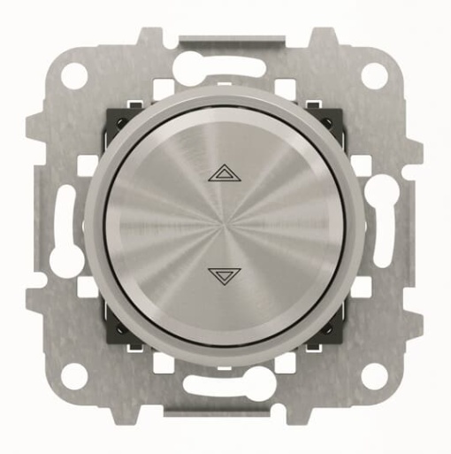 Blind control 1-pole push button 1P pole, Chrome - Skymoon
