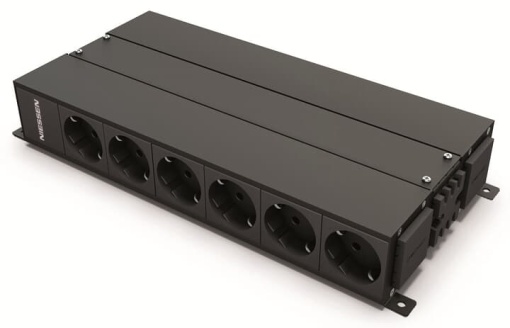 Distribution point 6XSOAN10XRJ45 Black - CEM